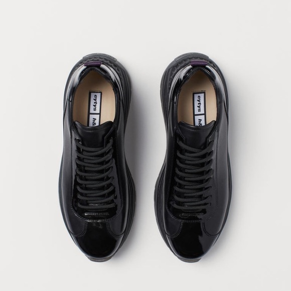 Eyty’s x H&M Black Chunky Leather Sneakers - Picture 2 of 5